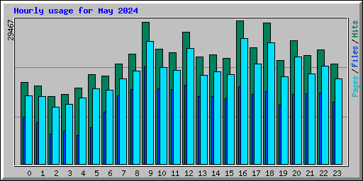 Hourly usage for May 2024